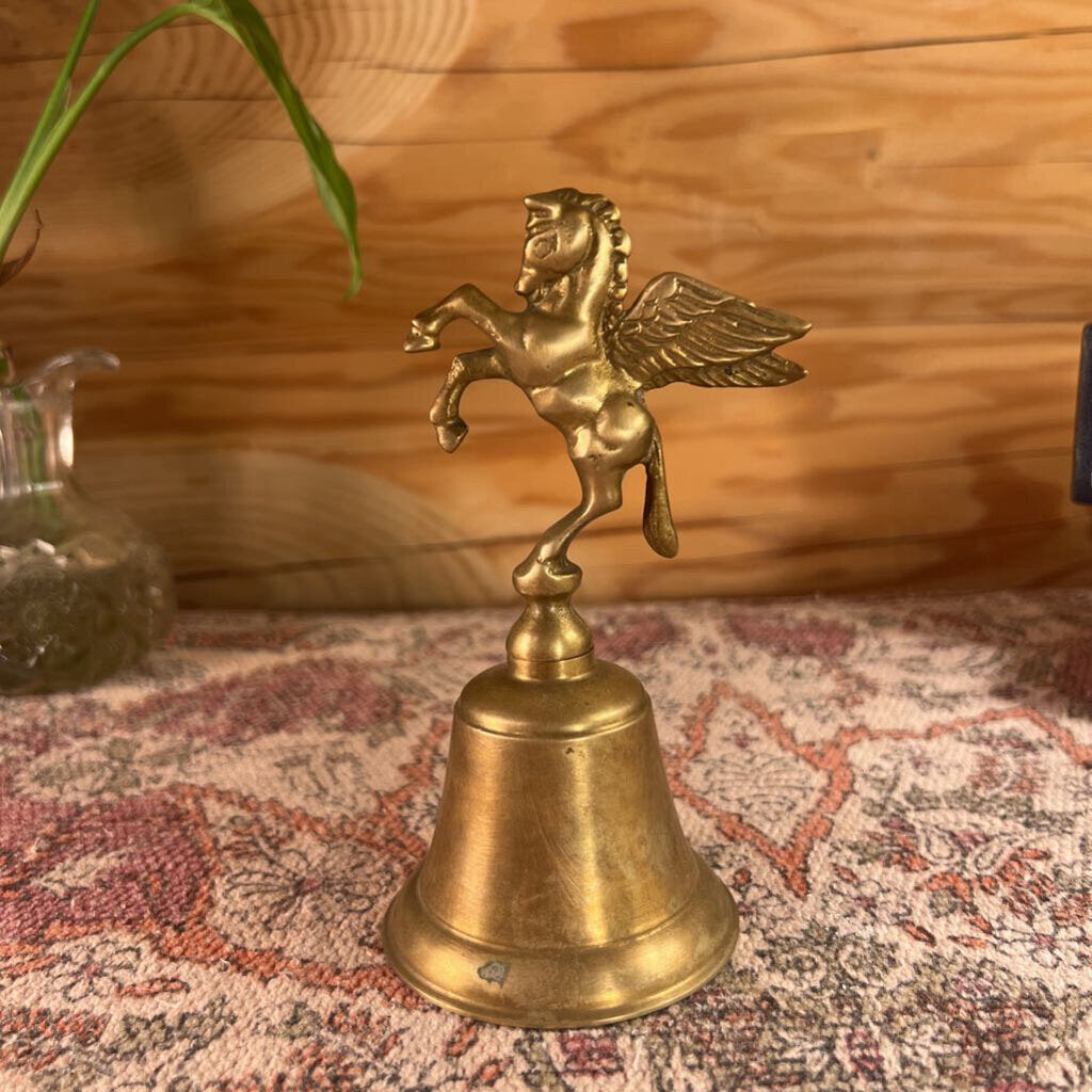 Vintage Brass Pegasus Bell