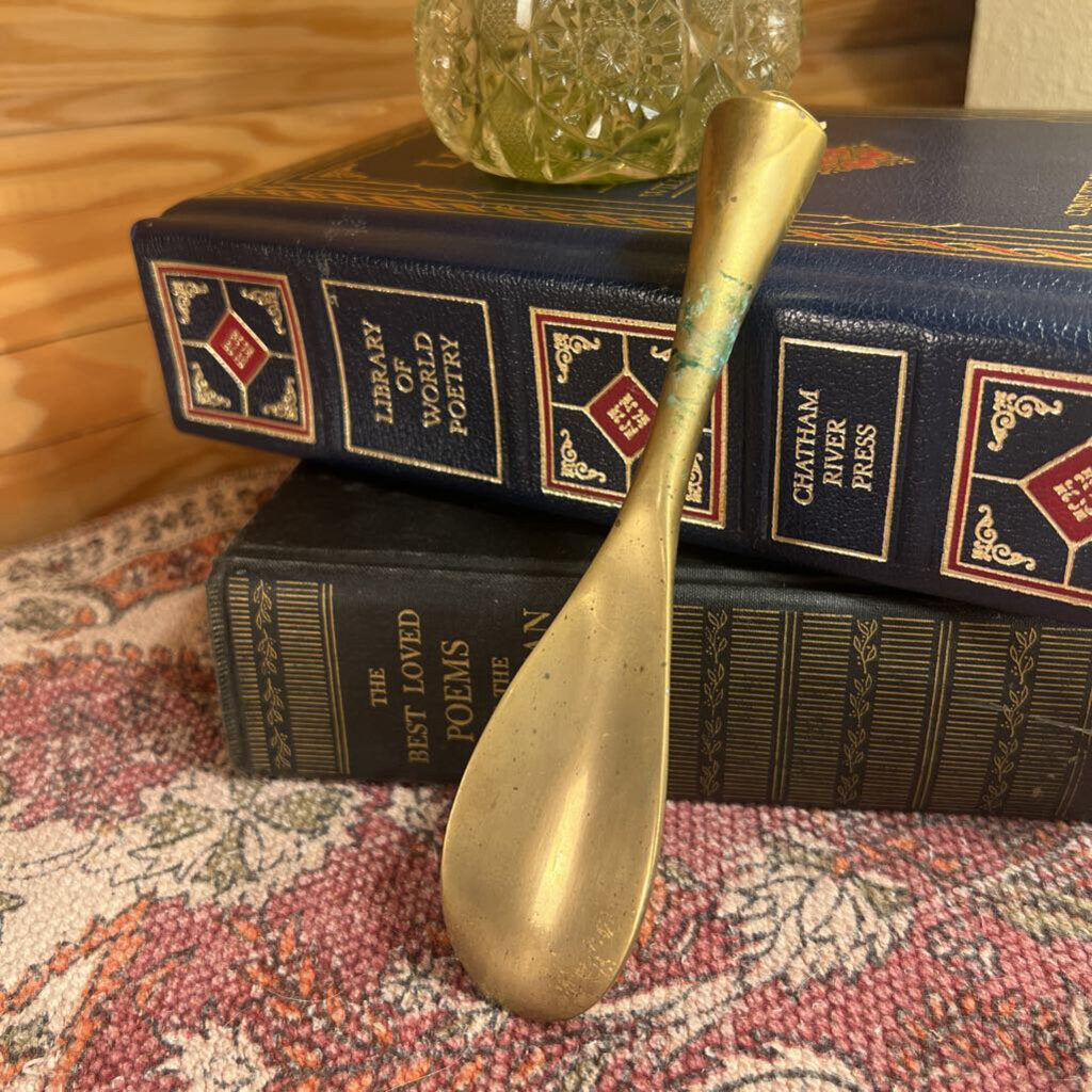 Vintage Brass Shoehorn
