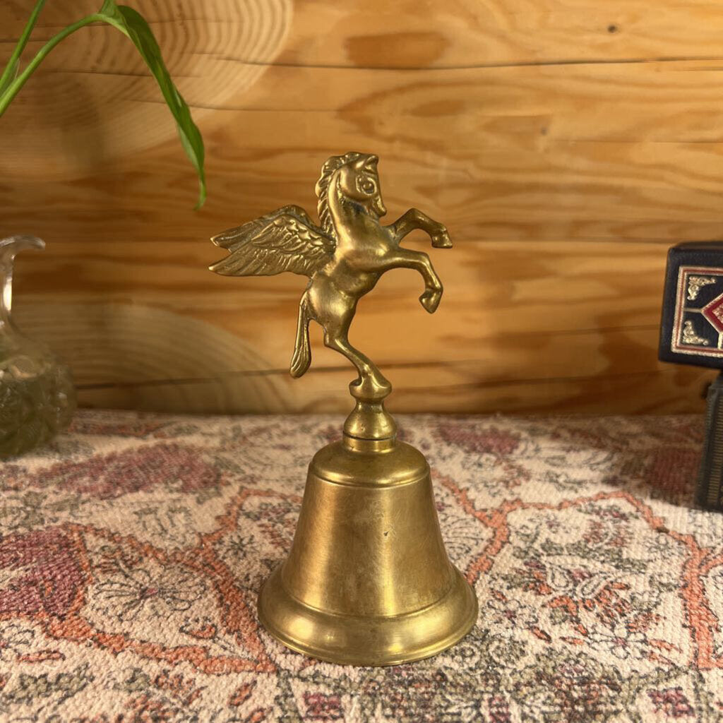 Vintage Brass Pegasus Bell