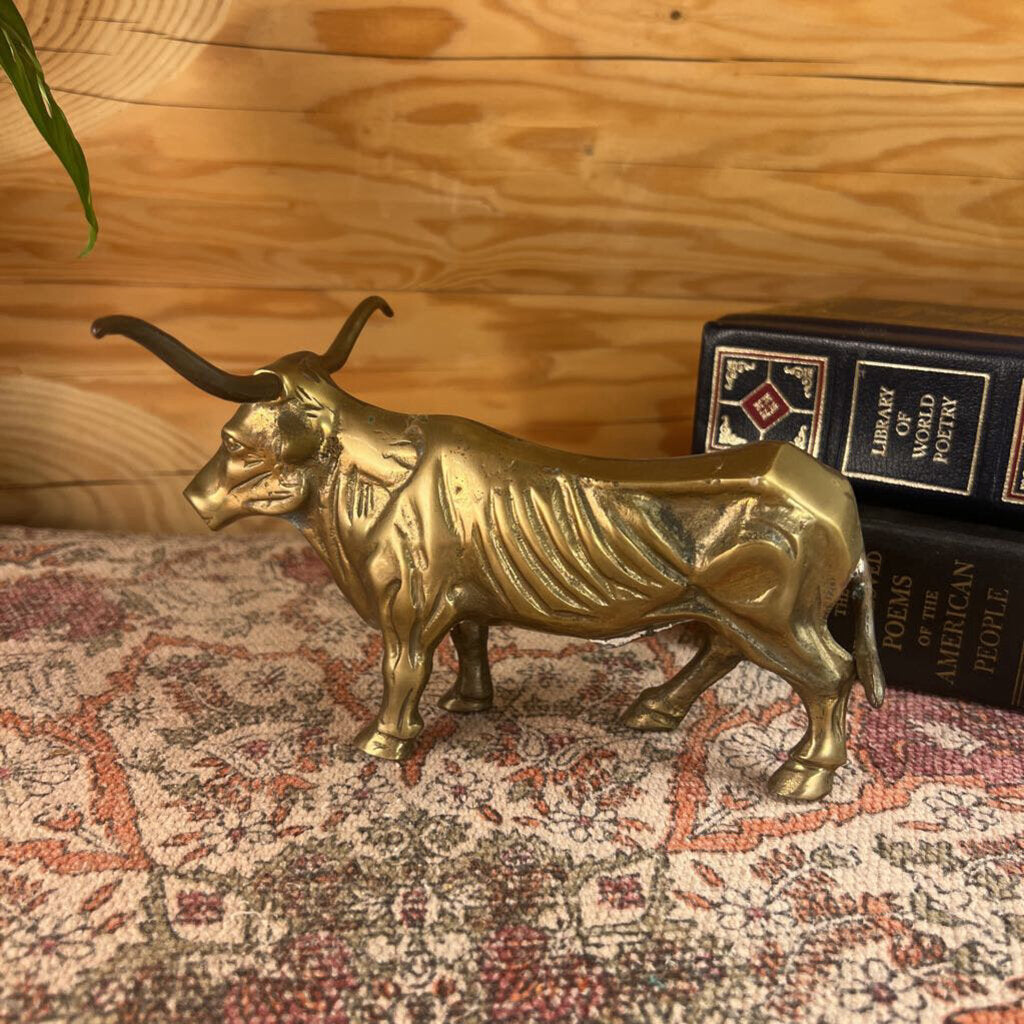 Vintage Brass Eagle Statue