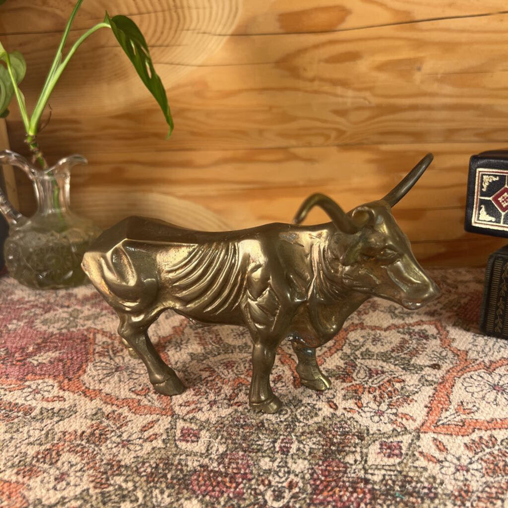 Vintage Brass Eagle Statue