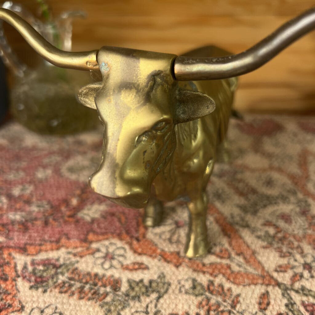 Vintage Brass Eagle Statue