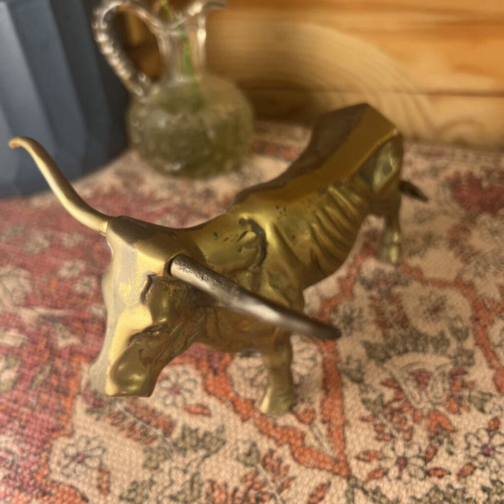 Vintage Brass Eagle Statue