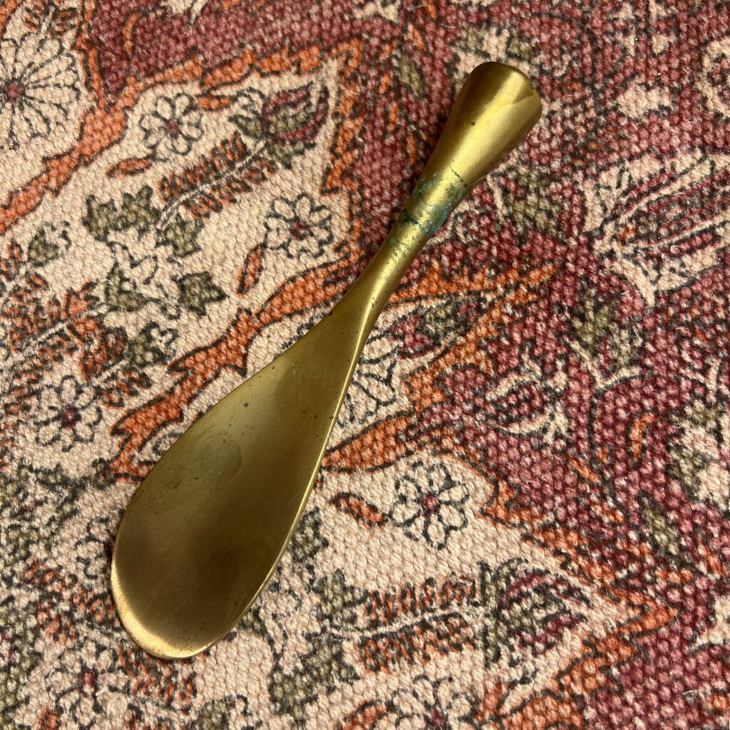 Vintage Brass Shoehorn