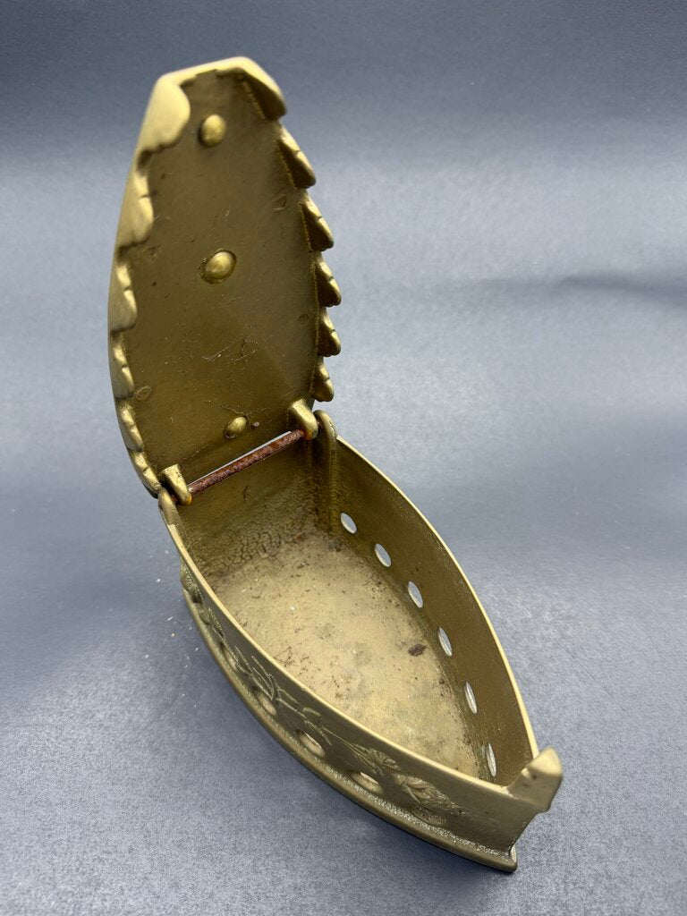Vintage Brass Coal Iron